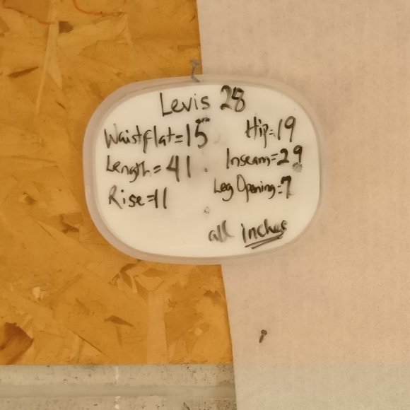 Levi's 501 Premium Button Fly HighRise Original Fit Straight Leg Jean 28w/Measur - Picture 9 of 16